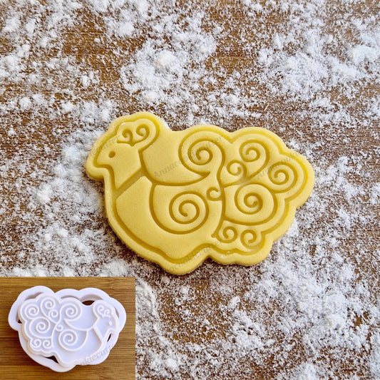 Formina Taglia Biscotti Pavoncella Sarda Cookie Cutter Tradizionale per Dolci