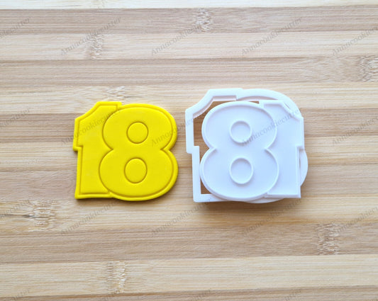 Formina Numero 18 Diciotto Anni Taglia Biscotti Festa Compleanno Ideea Regalo
