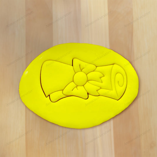 Formina per Biscotti a Forma di Diploma Tagliabiscotti Laurea Cookie Cutter