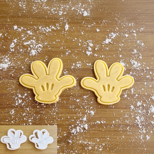 Formina Taglia biscotti Mani di Topolino Cookie Cutter per Feste A Tema