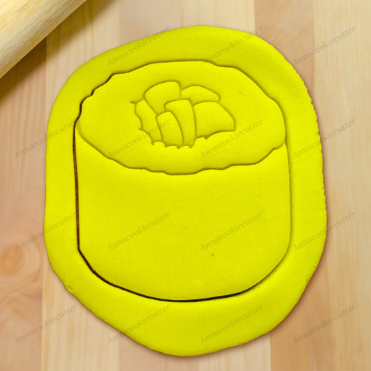 Formina Taglia biscotti a Forma di Rotolo di Sushi Cookie Cutter