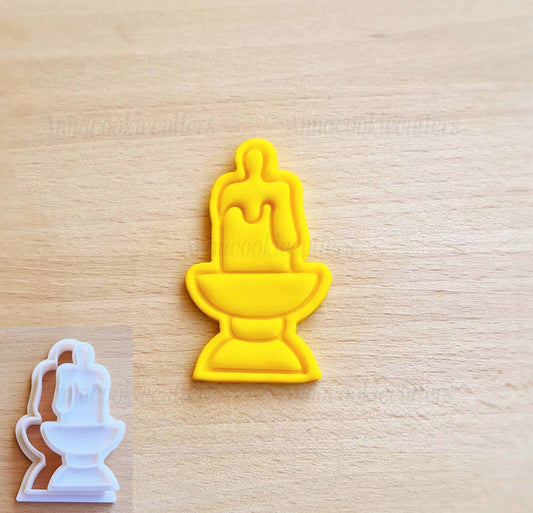 Tagliabiscotti a Forma Di Candela Formina per Biscotti Decorazione Torte