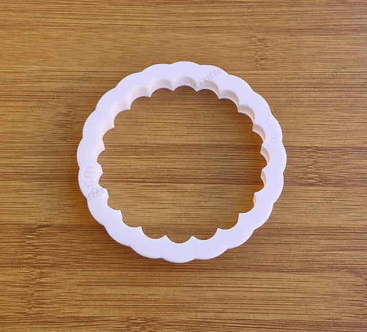 Formina Per Biscotti Cerchio Smerlato Da Mini a Grande, Cerchio Cookie Cutter
