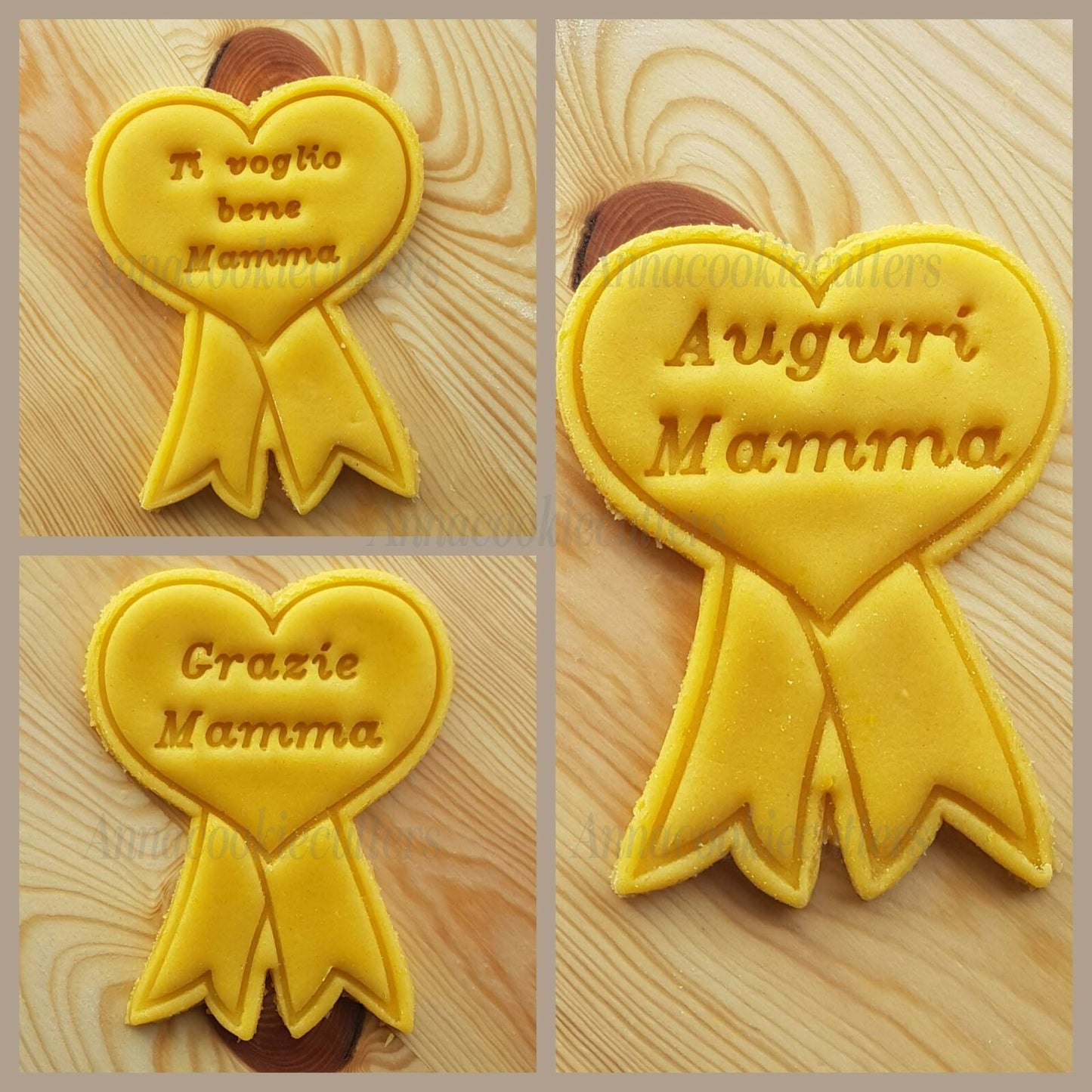 Festa Della Mamma Medaglia A Forma Di Cuore Formina Per Biscotti Cookie Cutter