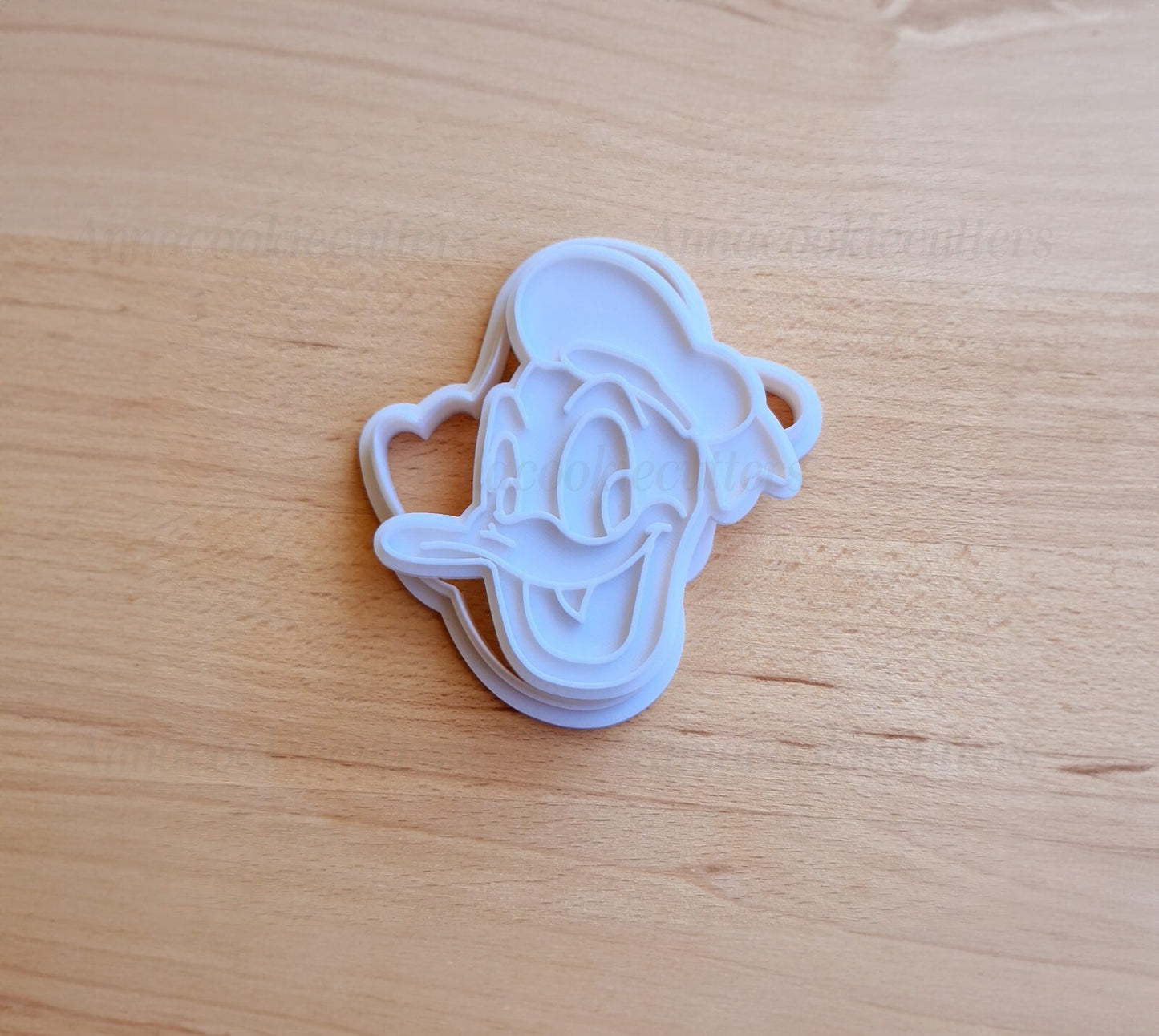 Paperino Tagliabiscotti Formina per Biscotti Compleanno Stampo Donald Duck 8 cm