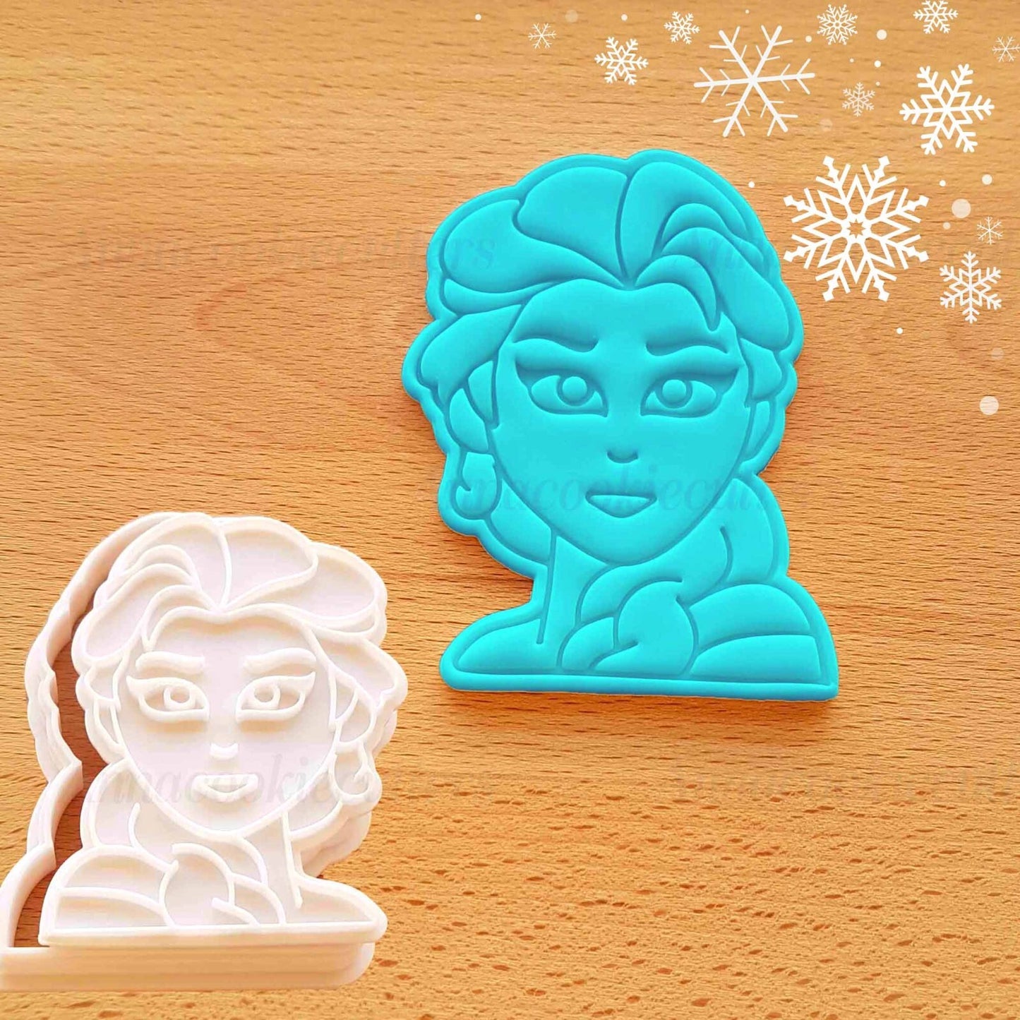 Elsa Anna Stampi Frozen Formina Per Biscotti Renna Tagliabiscotti Cartoni