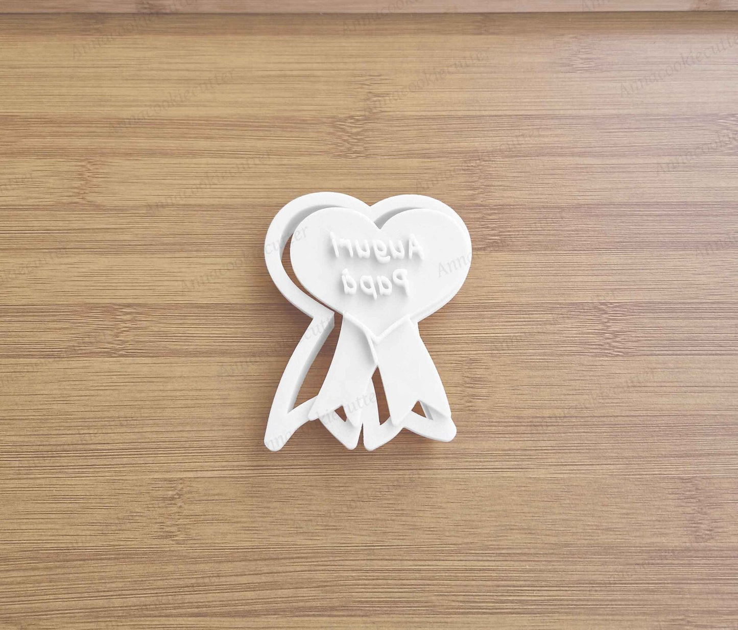 Festa Papà Medaglia A Forma Di Cuore Formina Per Biscotti Stampino Cookie Cutter