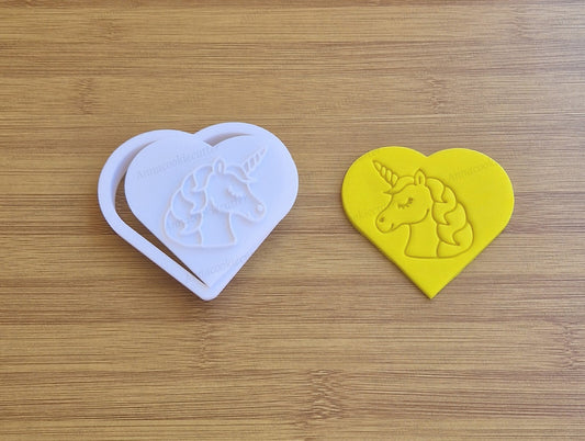 Tagliabiscotti Unicorno Formina Per Biscotti Cutter Cuore Decorazione Torte