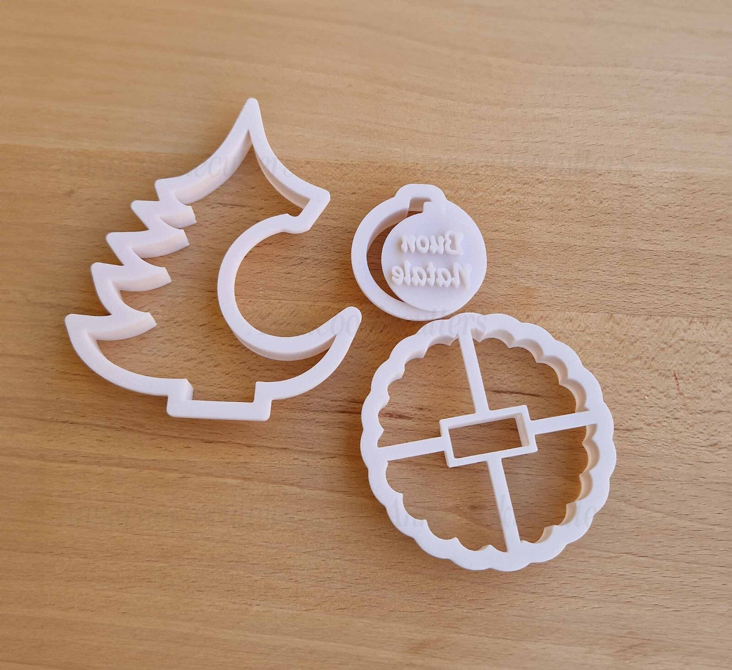 Tagliabiscotti Albero di Natale 3D Formina per Biscotti Buon Natale Ideea Regalo