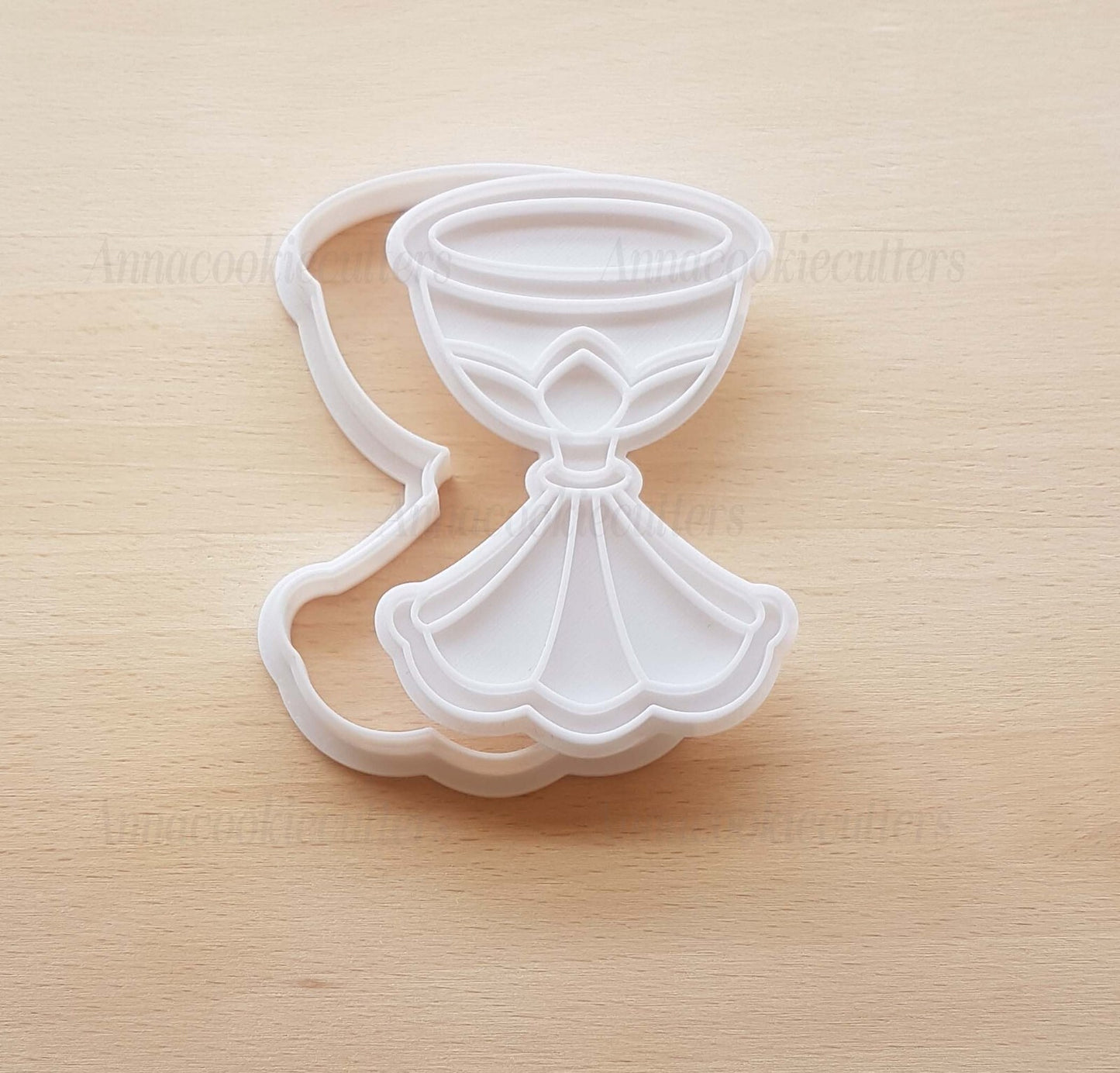 Calice Comunione Formina Per Biscotti Battesimo Cresima  Cookie Cutter 9x6 cm
