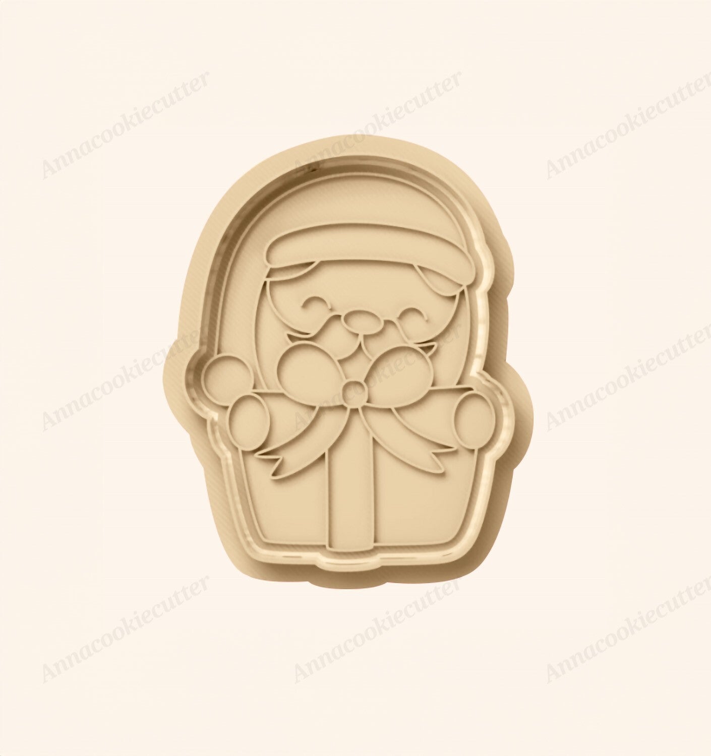 Formina Taglia biscotti a Forma di Babbo Natale Cookie Cutter Pacco Regalo