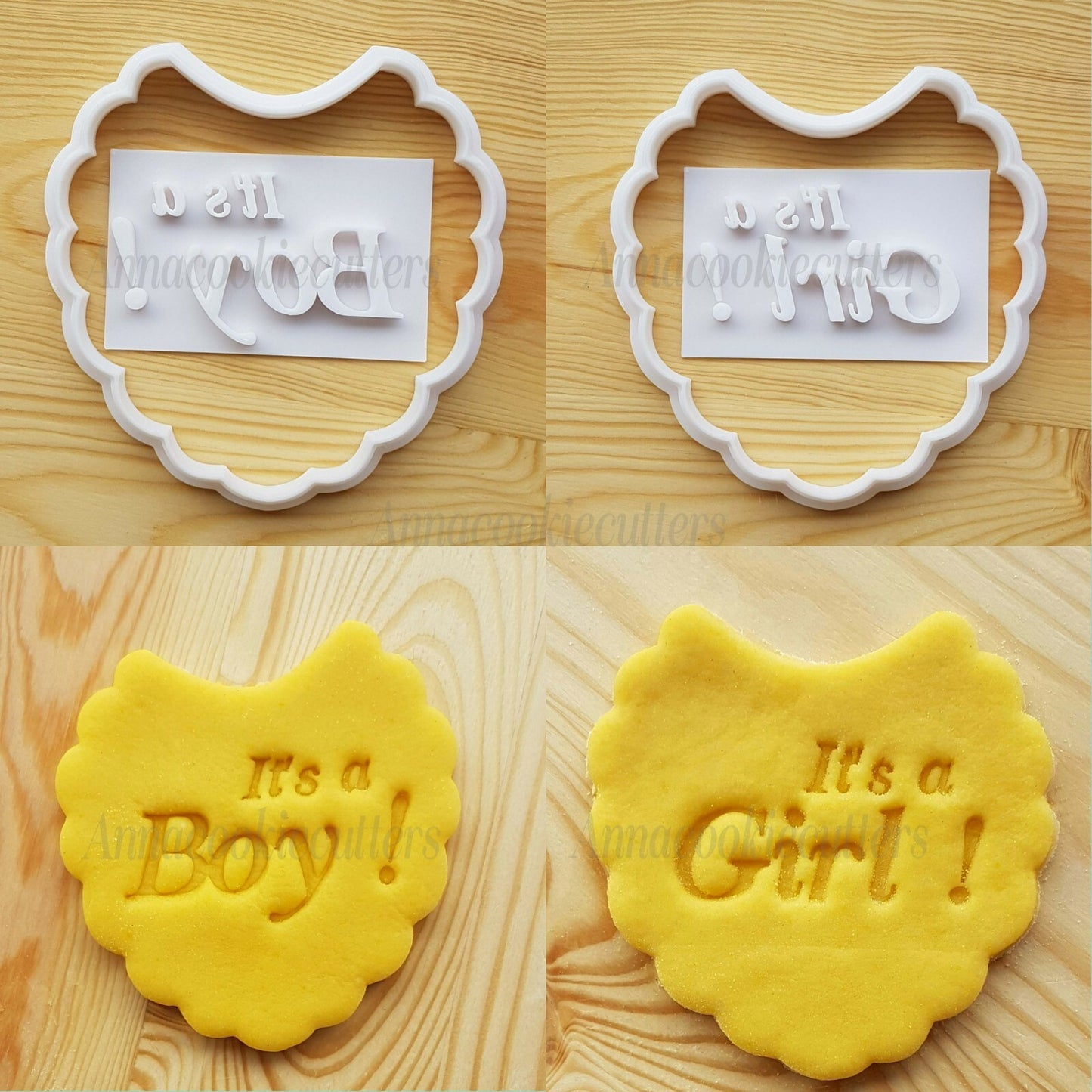 It's A Girl A Boy Formina Per Biscotti Nascita Battesimo Cookie Cutter 8x8 cm