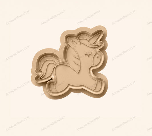 Tagliabiscotti Unicorno Formina Per Biscotti Cookie  Cutter Decorazione Torte