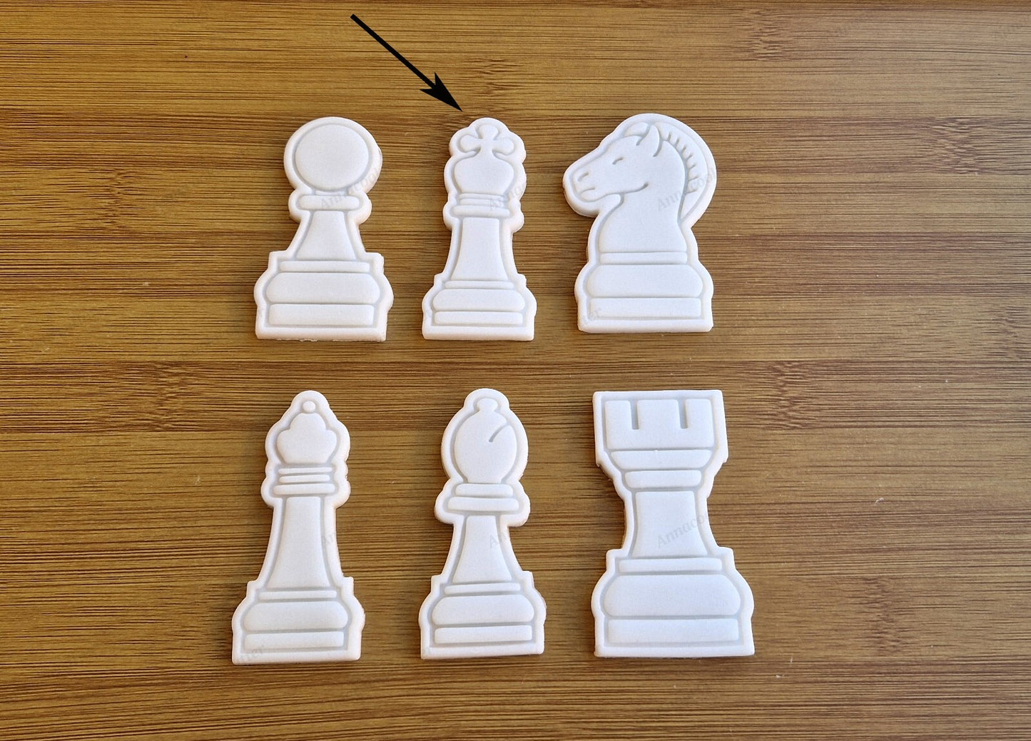 Set Formine Taglia Biscotti Scacchi Re, Regina, Torre, Alfiere, Cavallo e Pedone