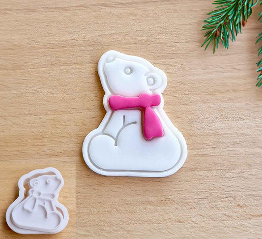 Tagliabiscotti Orso Polare Formina per Biscotti Natale Inverno Set Taglierine