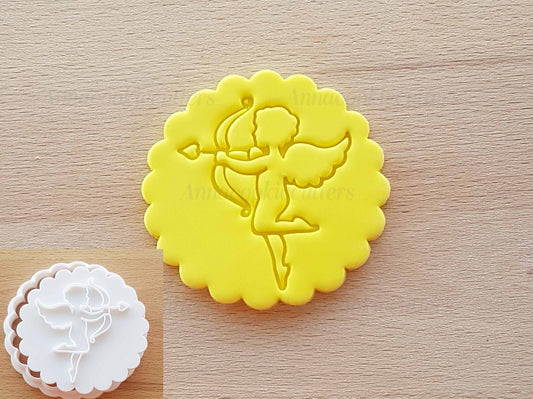 Cupido Formina Arco Freccia Love Tagliabiscotti Amore Stampo Cuore Cookie Cutter
