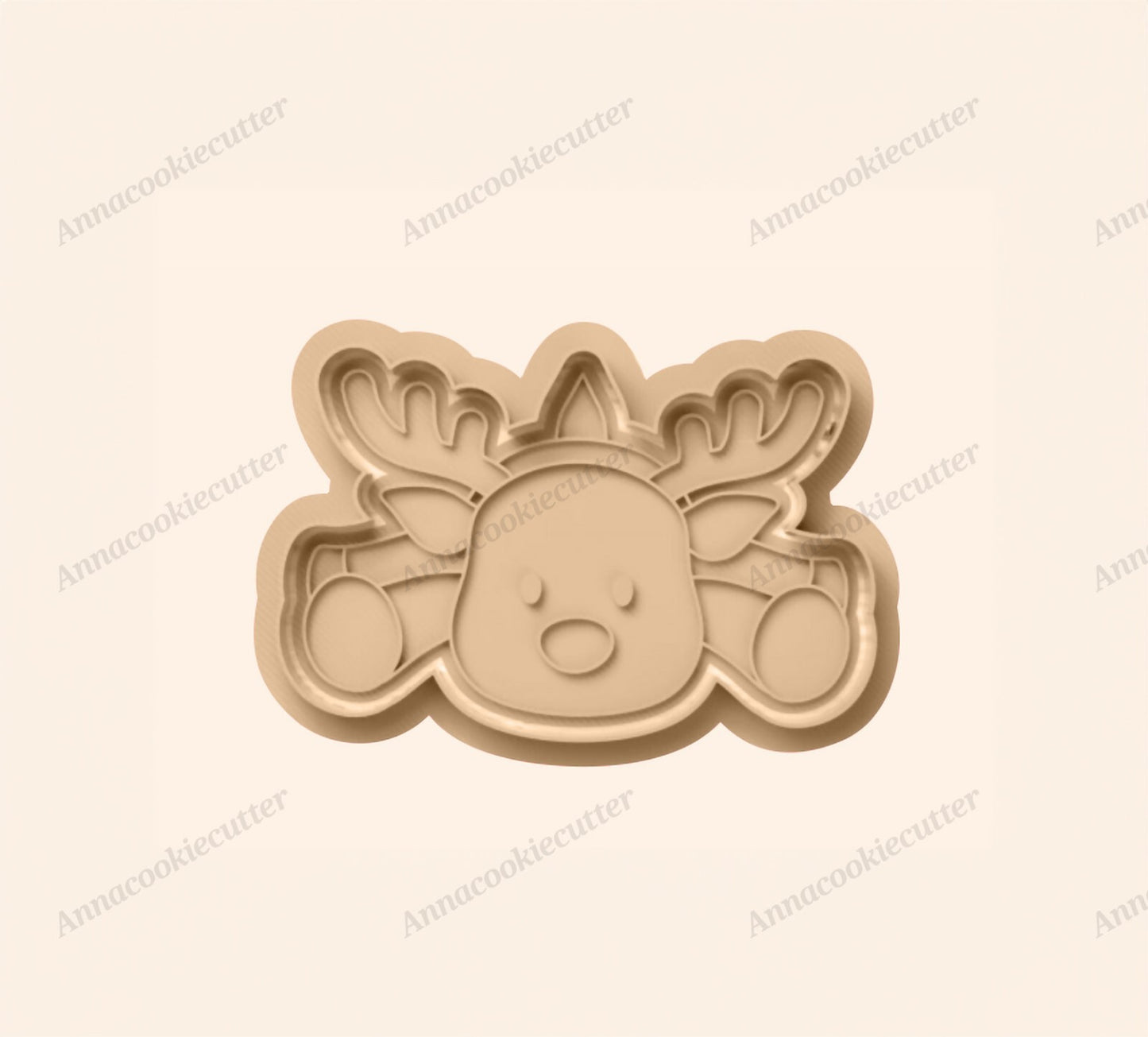 Renna Di Babbo Natale Formina Per Biscotti Pasta Frolla Zucchero Cookie Cutter