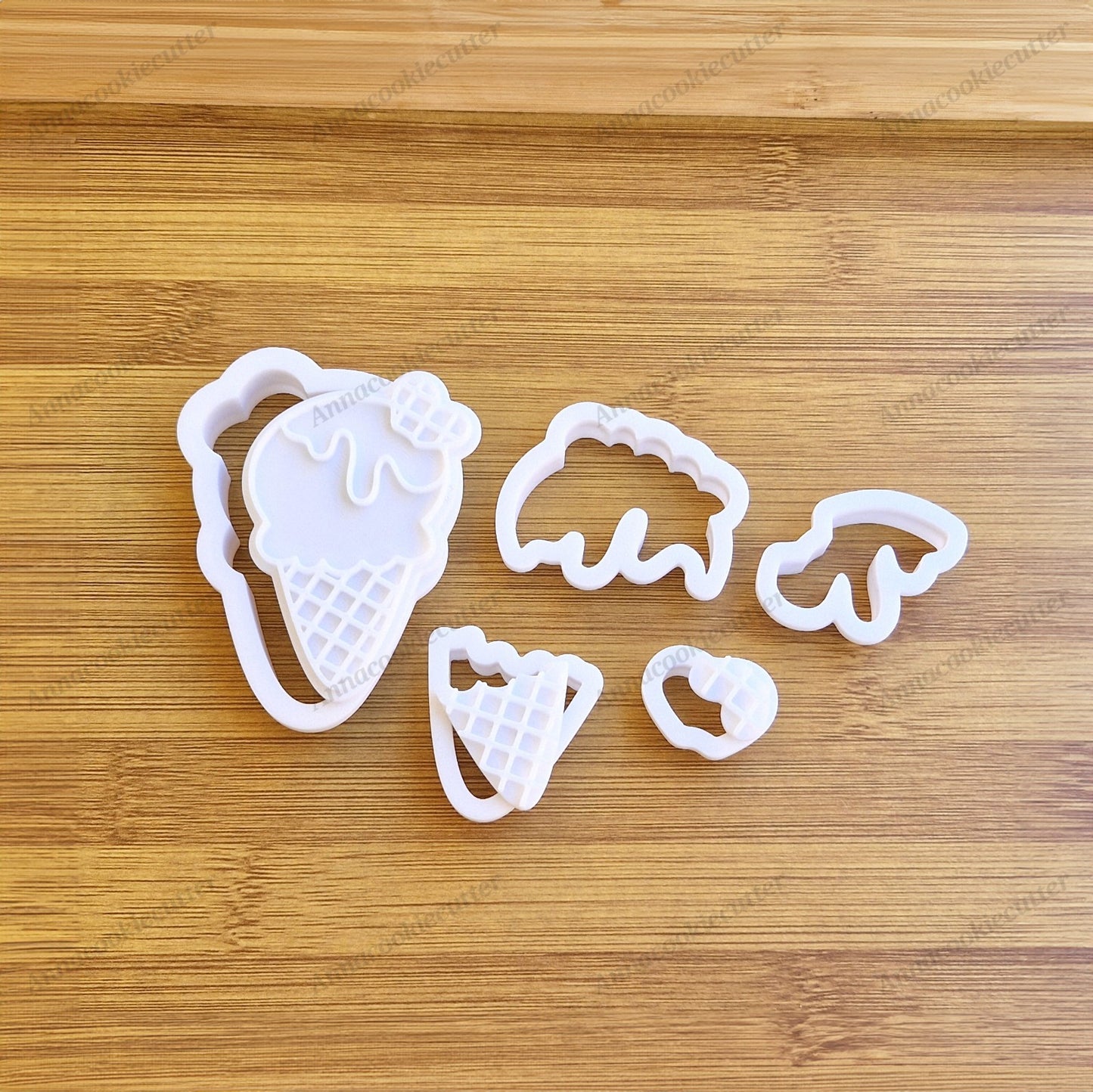 Taglia Biscotti Gelato Cookie Cutter Estate Formina Scomponibile Cake Design