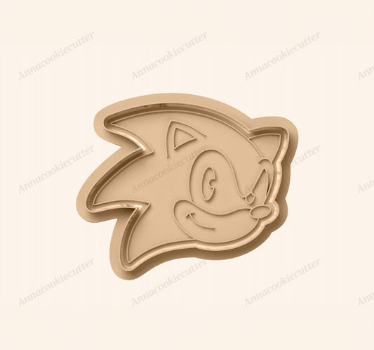 Formina per Biscotti Sonic Perfetta per Feste a Tema, Tagliabiscotti Compleanni