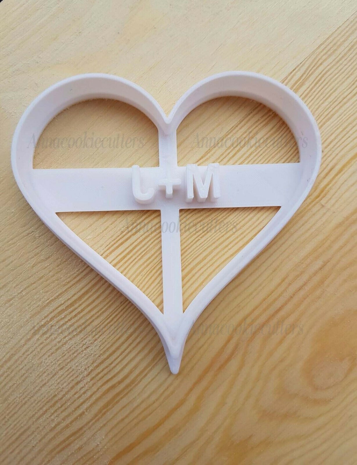 Cuore Personalizzata Formina Per Biscotti Per Matrimoni Fidanzamento Bomboniere