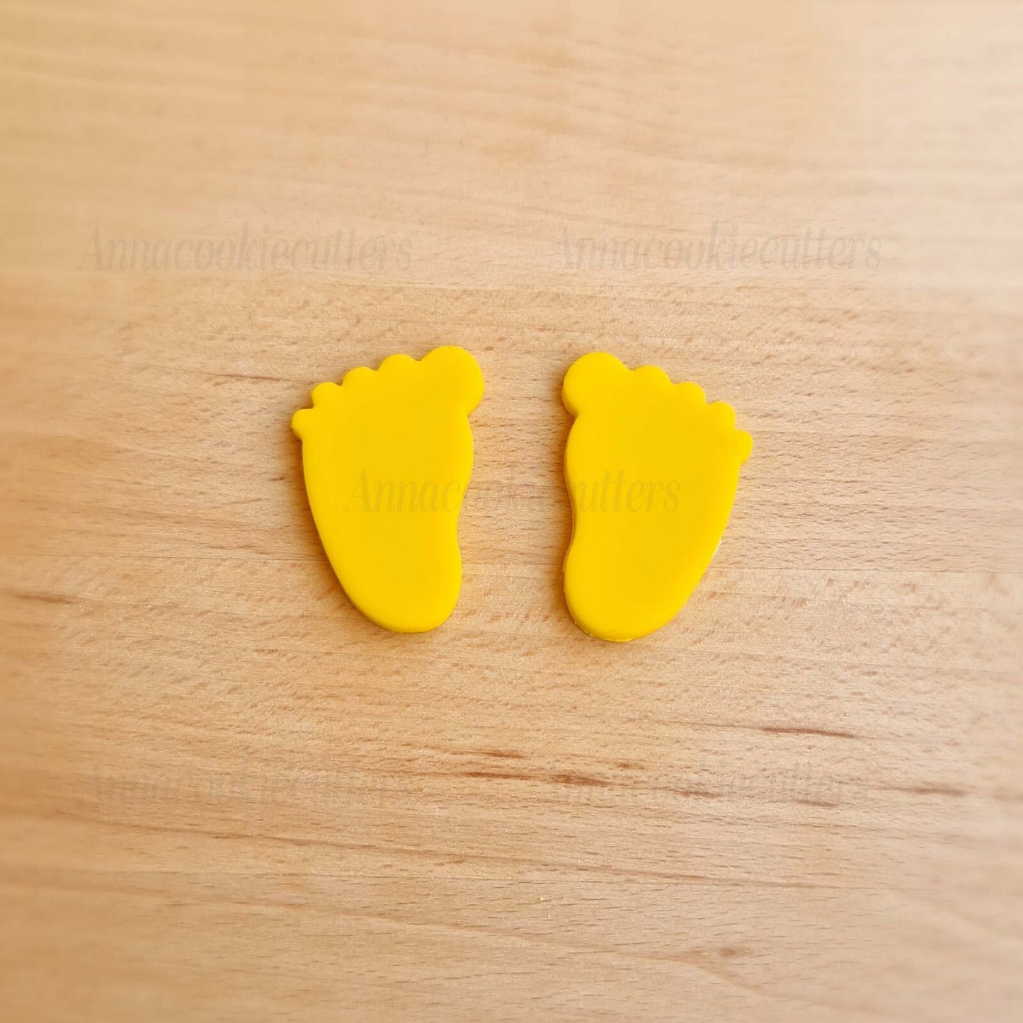 Set Tagliabiscotti A Forma Di Piedi Neonato Formina Biscotti Battesimo Nascita