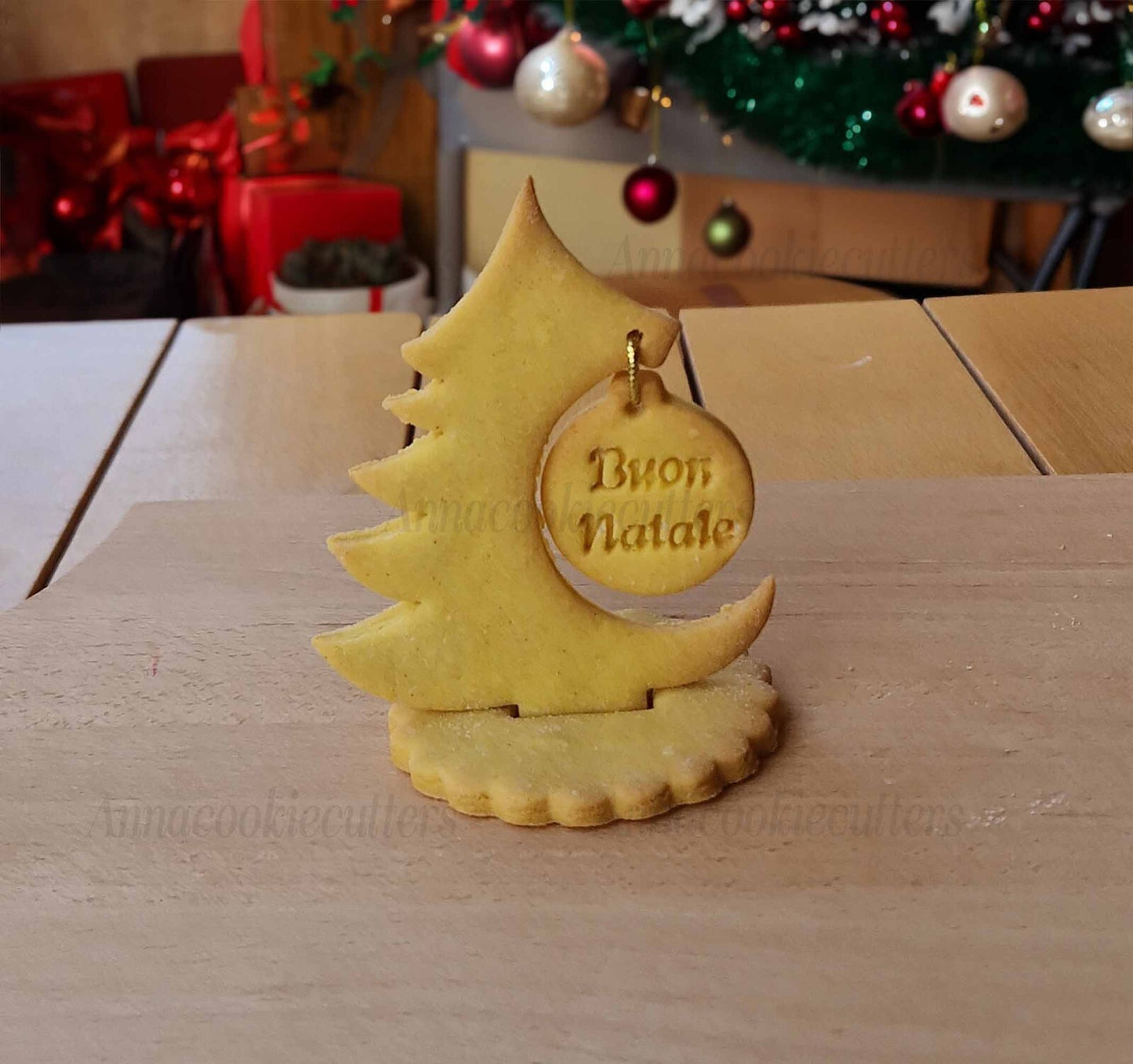 Tagliabiscotti Albero di Natale 3D Formina per Biscotti Buon Natale Ideea Regalo