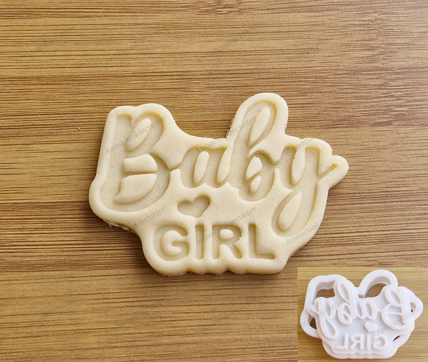 Formina per Biscotti Baby Girl Cookie Cutter Battesimo Nascita Baby Shower