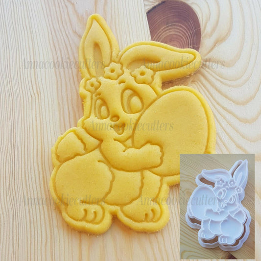 Coniglio Di Pasqua Formina Per Biscotti Stampino Formine Cookie Cutter 8x11 cm
