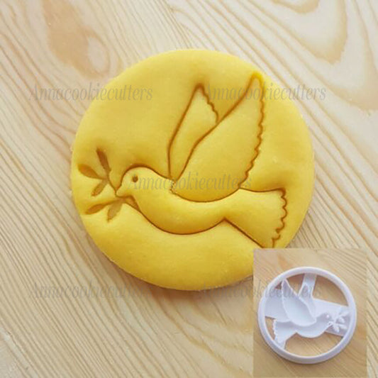 Colomba Della Pace Formina Per Biscotti Stampino Comunione Cookie Cutter 8x8 cm