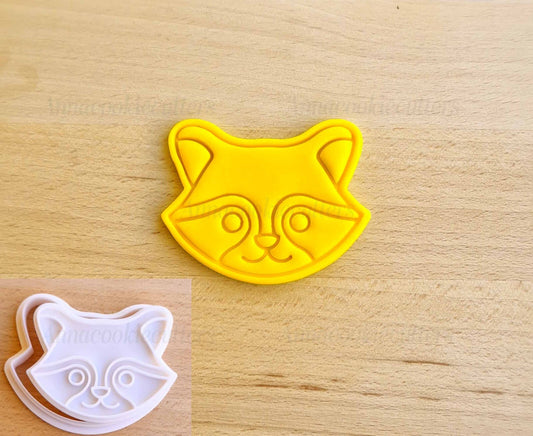 Testa di Procione Tagliabiscotti Animali Formina per Biscotti Decorazione Torte