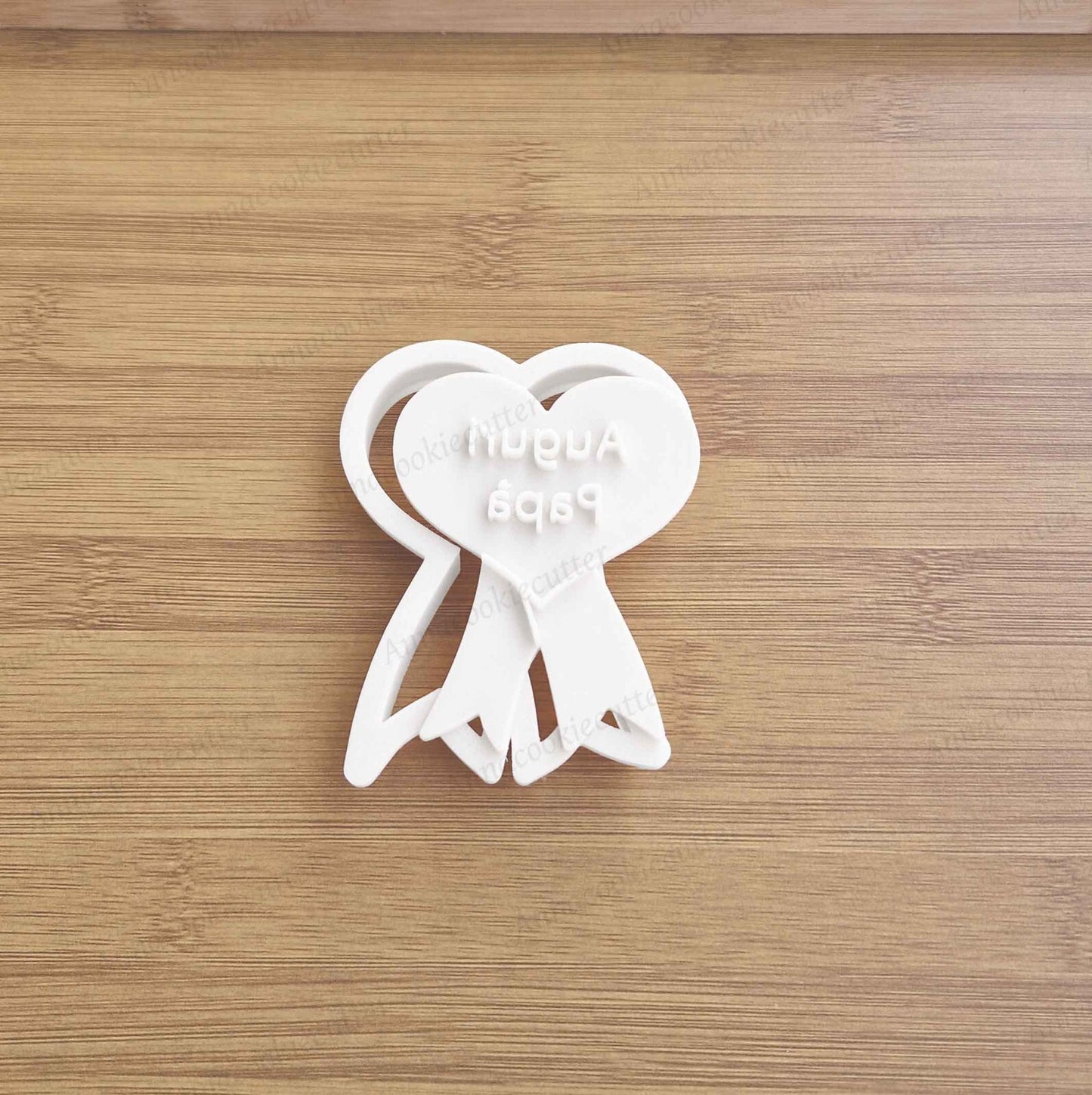 Festa Papà Medaglia A Forma Di Cuore Formina Per Biscotti Stampino Cookie Cutter