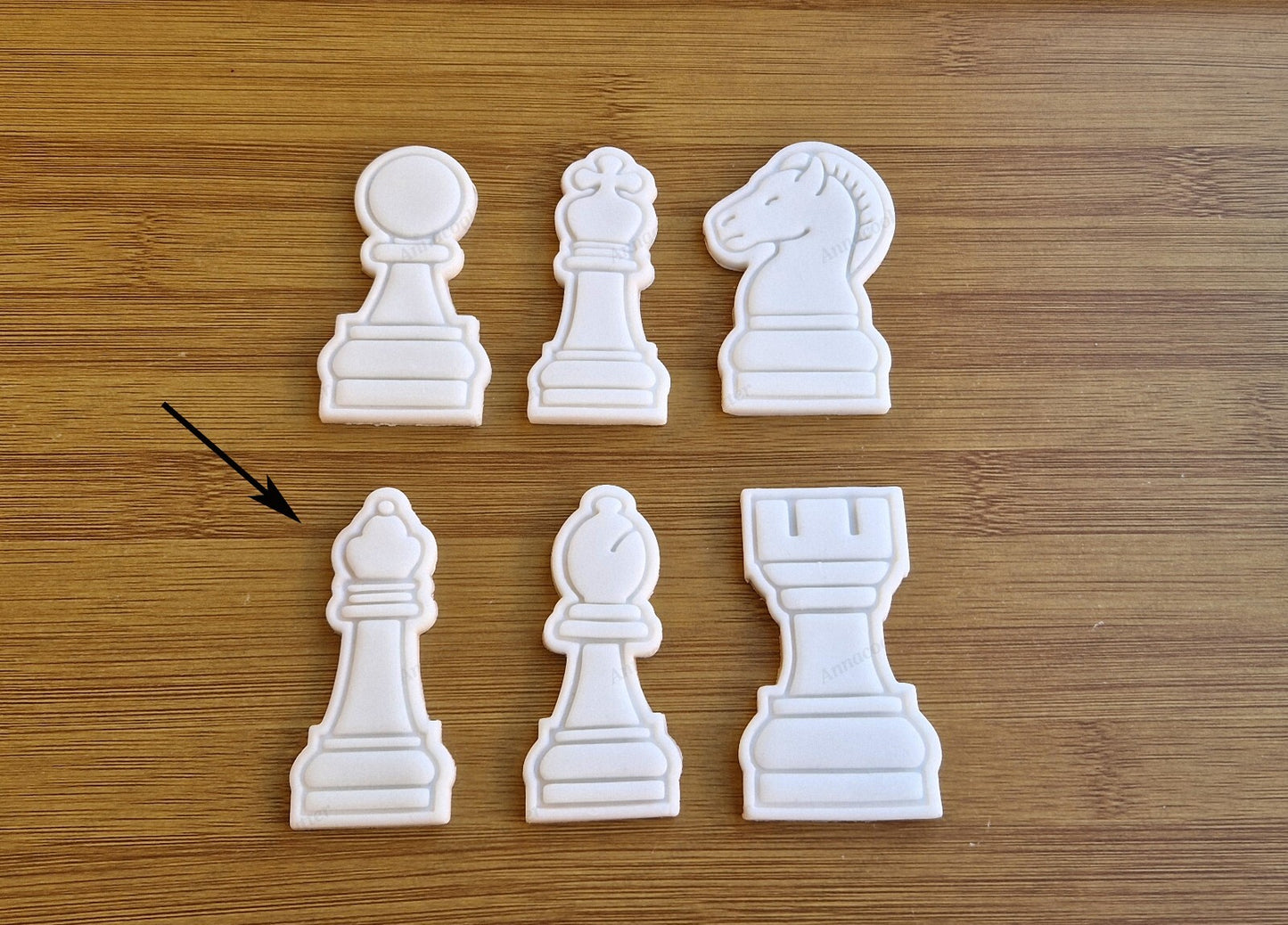 Set Formine Taglia Biscotti Scacchi Re, Regina, Torre, Alfiere, Cavallo e Pedone