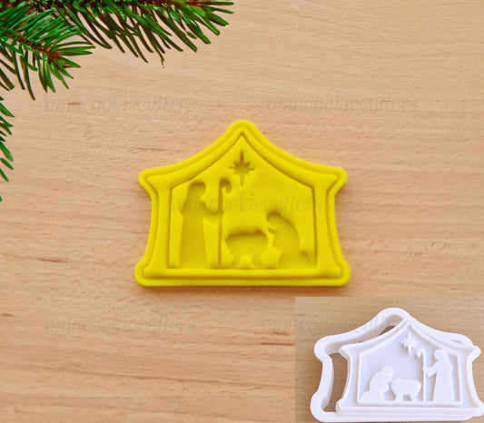 Tagliabiscotti Presepe Natività Formina Per Biscotti Di Natale Cookie Cutter