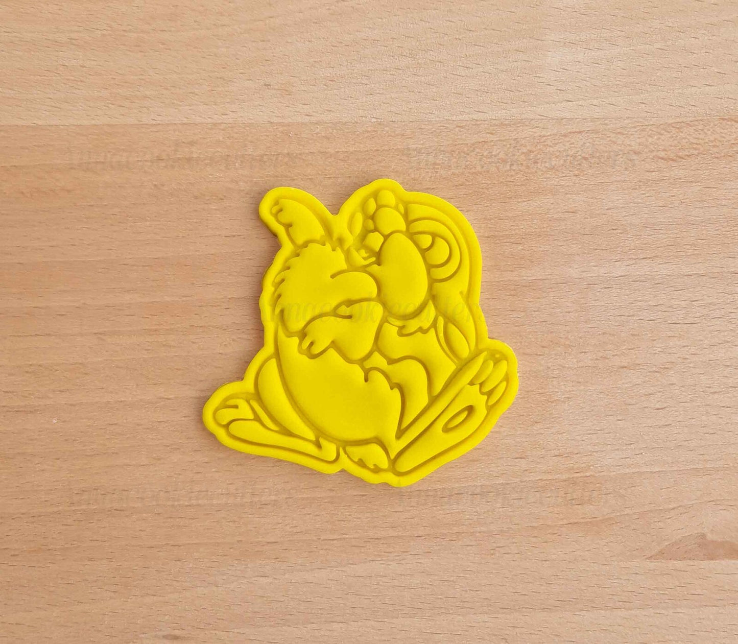 Set Tagliabiscotti Coniglio Tamburino Formina Per Biscotti Coniglieto Bambi