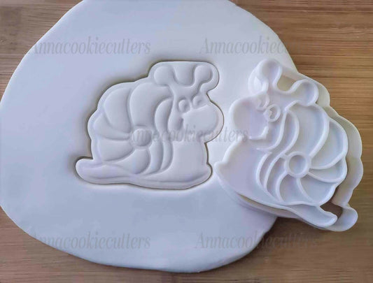 Cutter A Forma Di Lumaca Formina Biscotti Stampo Cake Design Tagliabiscotti 7 cm