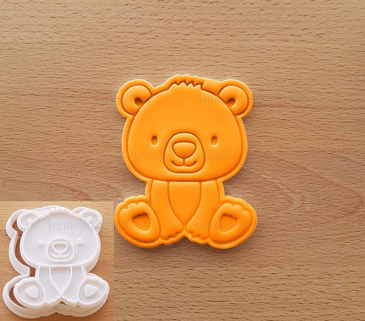 Orsetto Battesimo Formina Orsacchiotto Stampino Biscotti Nascita Cookie Cutter