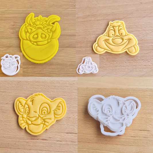 Re Leone Simba Timon Pumba Formine Per biscotti Cookie Cutter Tagliabiscotti