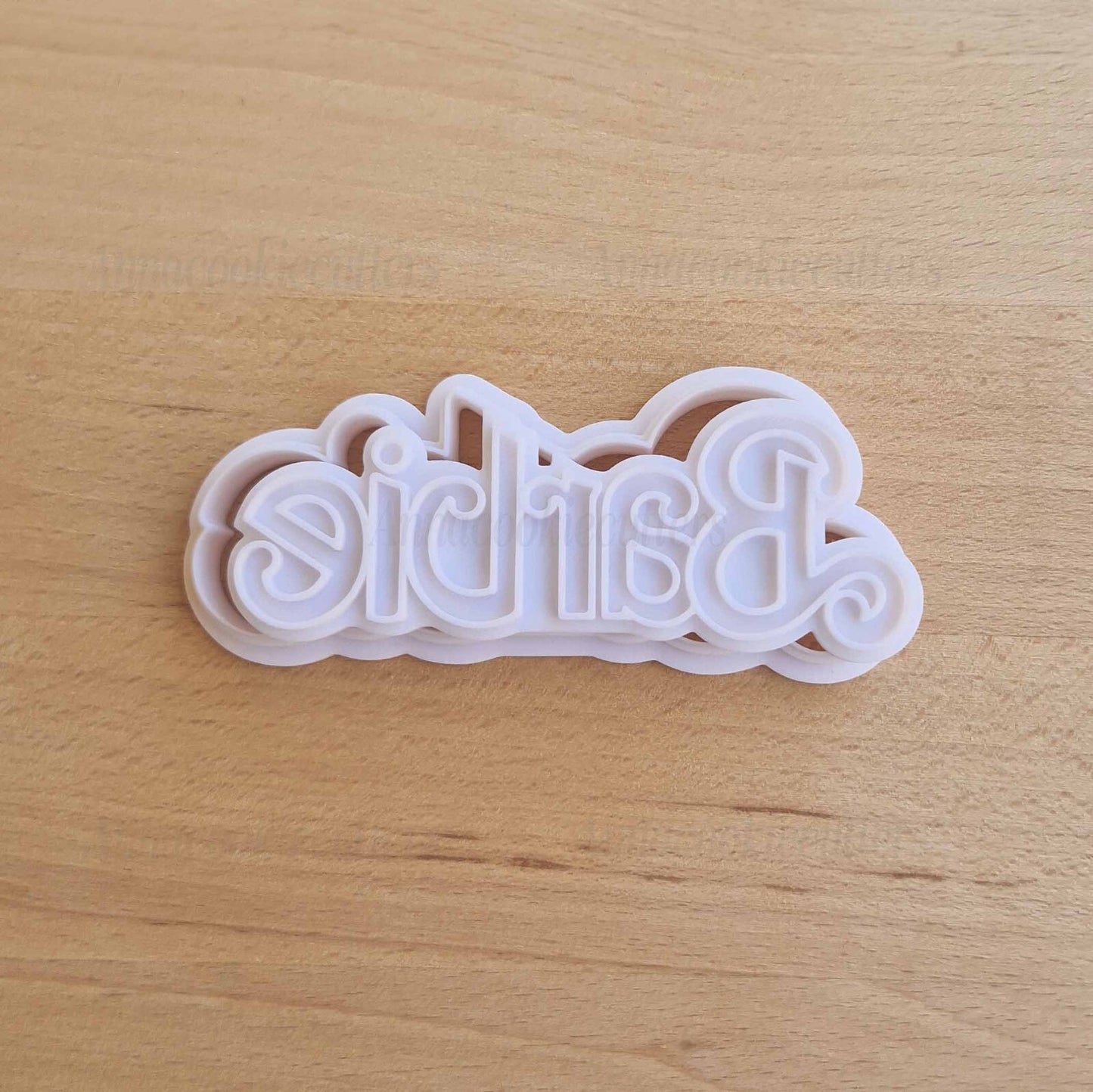 Barbie Set Tagliabiscotti Specchio Logo B Formine Per Biscotti Cookie Cutter