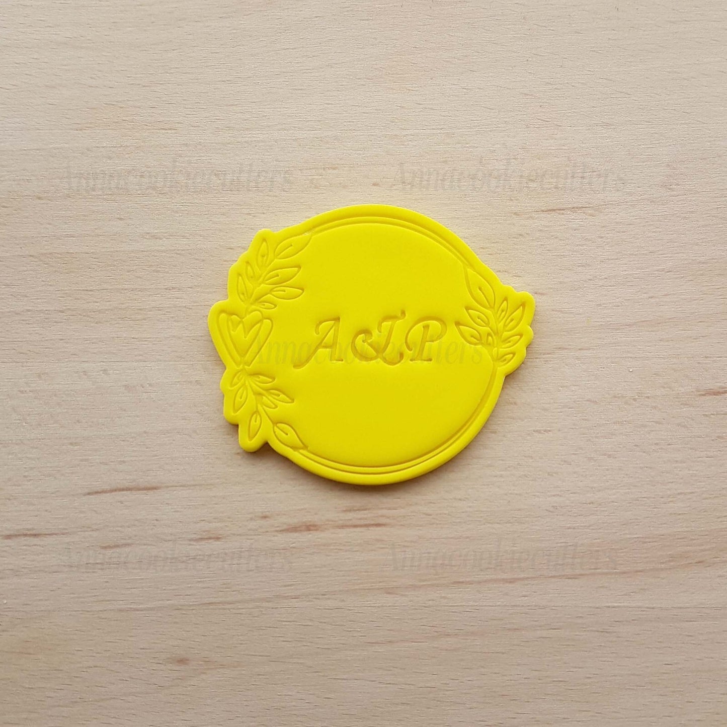 Formina per Biscotti Personalizzabile Iniziali Stampo Matrimonio Anniversario