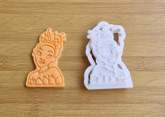 Tiana Disney la Principessa e il Ranocchio Formina per Biscotti Cookie Cutter