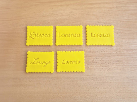 Nome Personalizzabili Tagliabiscotti Font Diversi Formine Per Biscotti 7x5 cm