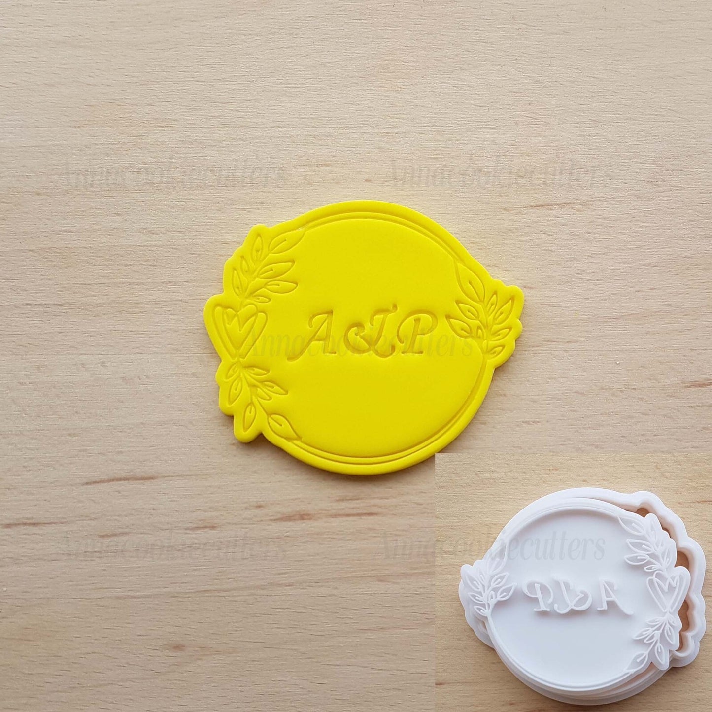 Formina per Biscotti Personalizzabile Iniziali Stampo Matrimonio Anniversario