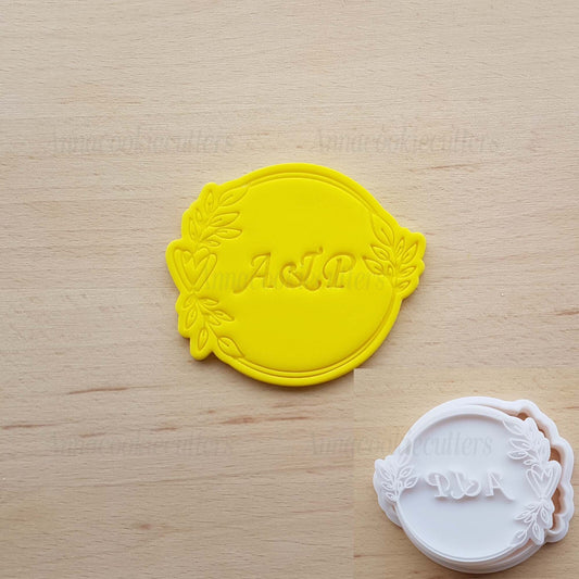 Formina per Biscotti Personalizzabile Iniziali Stampo Matrimonio Anniversario