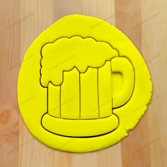 Formina per Biscotti Boccale di Birra Tagliabiscotti Cookie Cutter