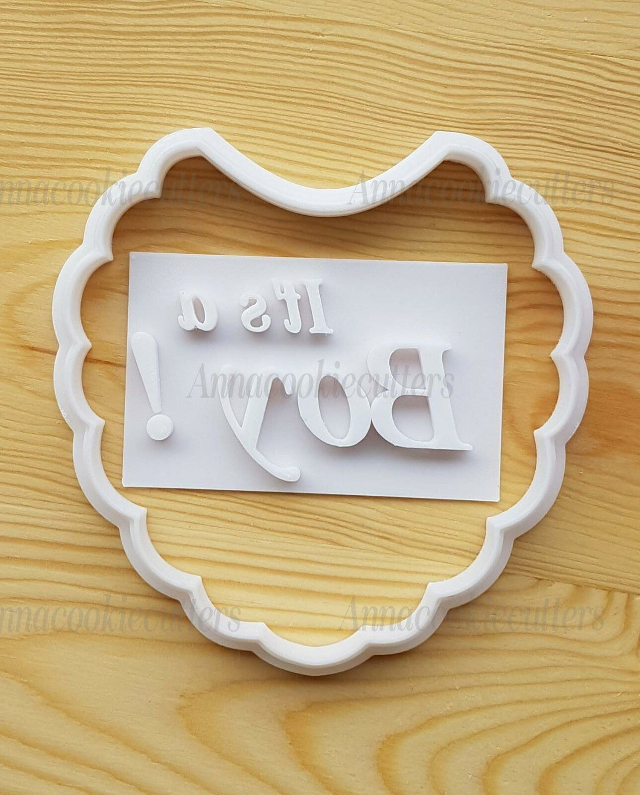 It's A Girl A Boy Formina Per Biscotti Nascita Battesimo Cookie Cutter 8x8 cm