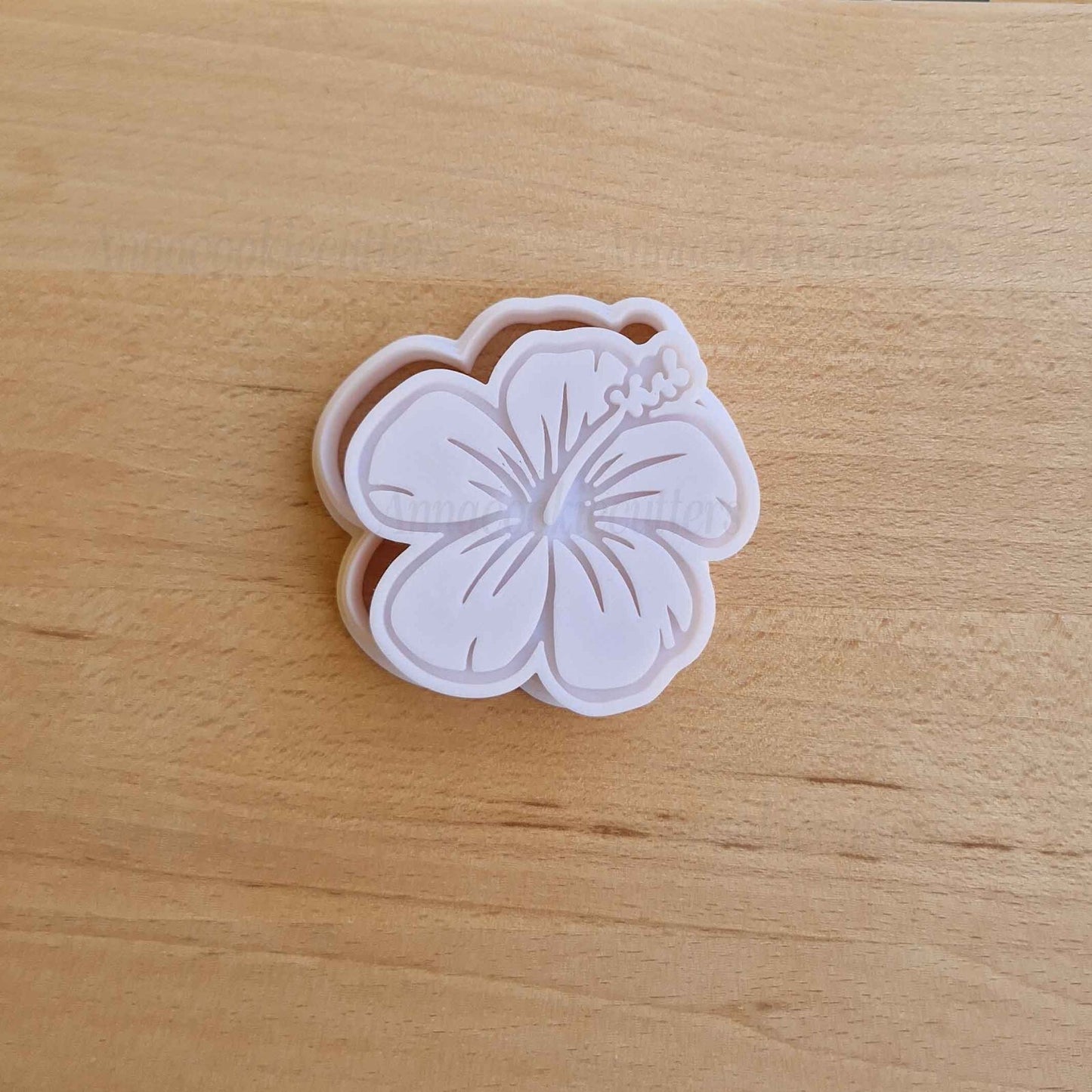 Tagliabiscotti Fiore di Ibisco 7cm Formina Per Biscotti Pasta di Zucchero Frolla