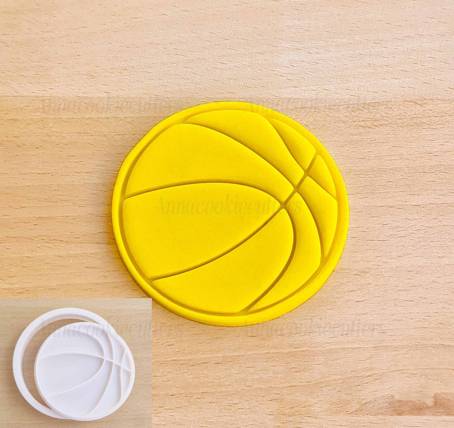Tagliabiscotti a Forma di Pallone da Basket Formina per Biscotti Pallacanestro