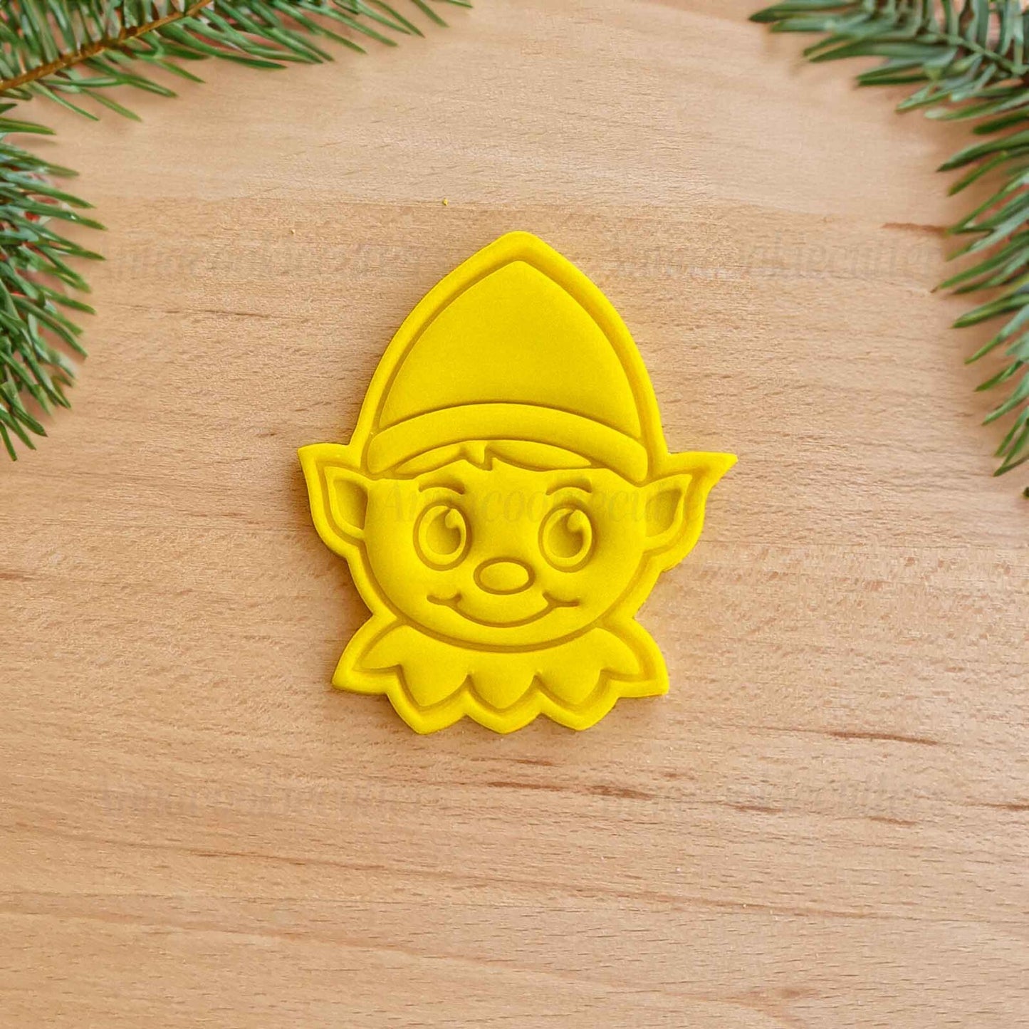 Tagliabiscotti Elfo di Babbo Natale Formina Per Biscotti Natalizi Idea Regalo