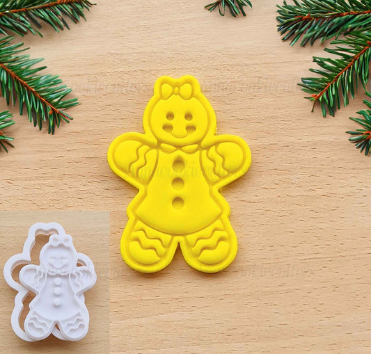 Tagliabiscotti Omina Pan di Zenzero Set Formine Biscotti Natalizi Gingerbread