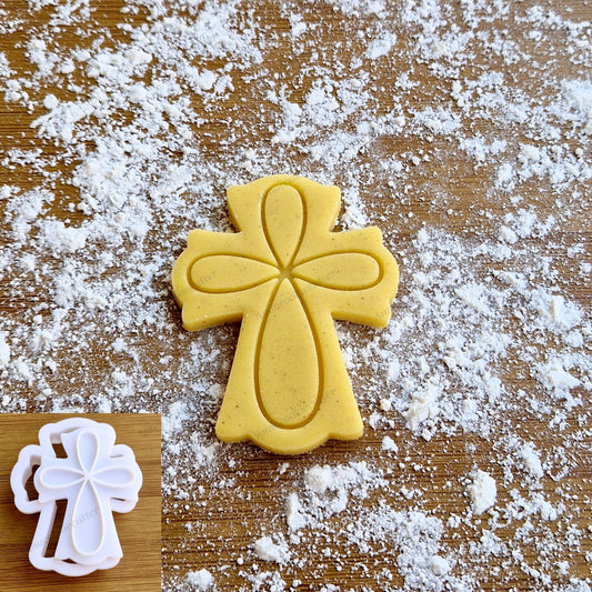 Formina Croce Taglia Biscotti Simbolo di Fede per Comunione, Cresima, Battesimo